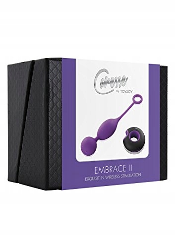 TOYJOY Caresse Embrace II Wibrujące Jajko Zdalnie Sterowane Fioletowe — miniatura 5