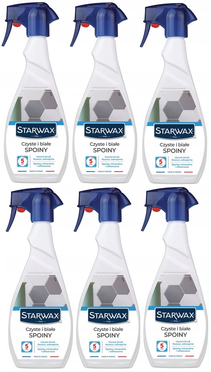 6x Starwax Čisté A Bílé Spáry 500 ML