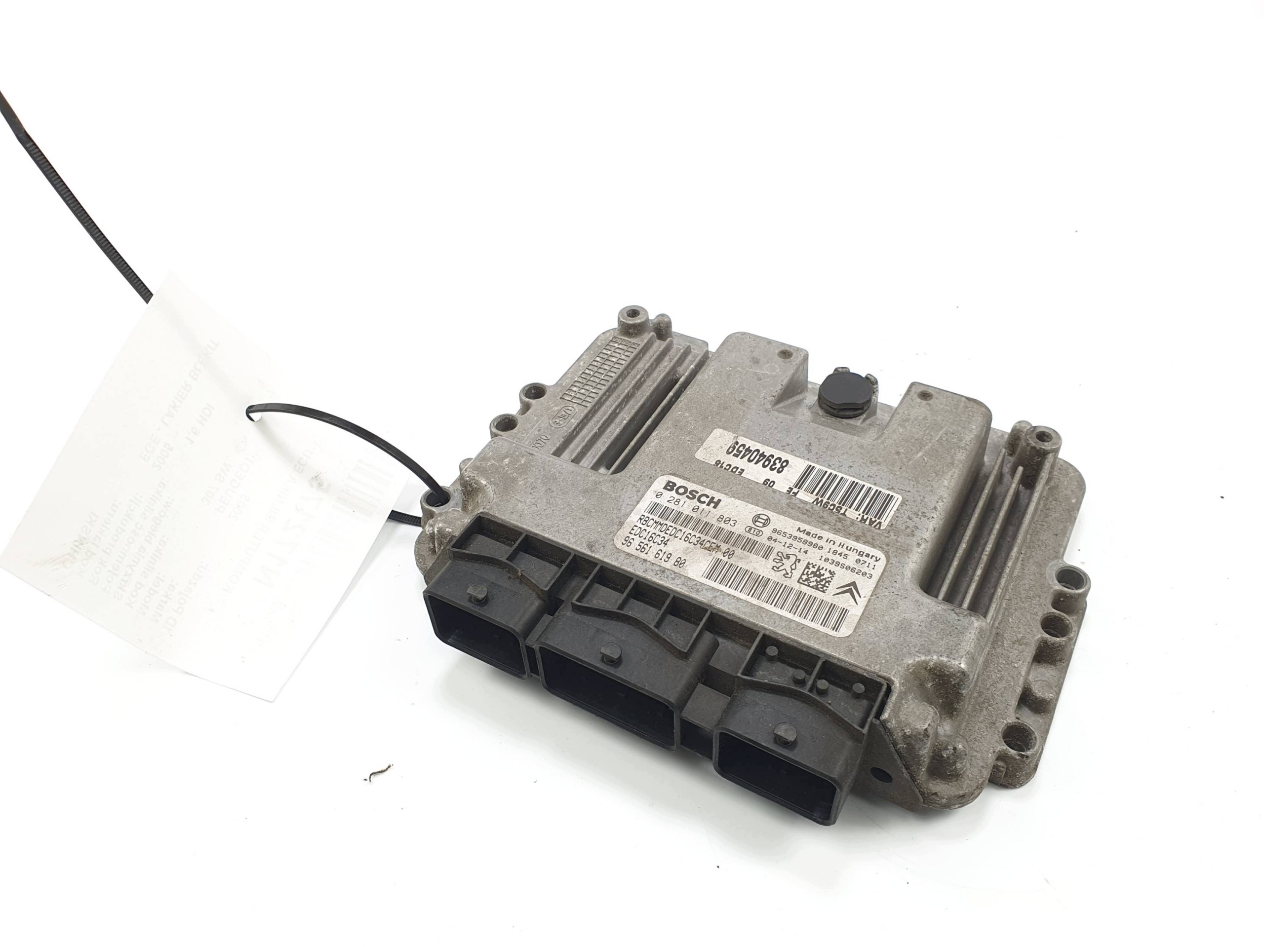 computer motore ECU 9656161980 PEUGEOT 307 SW