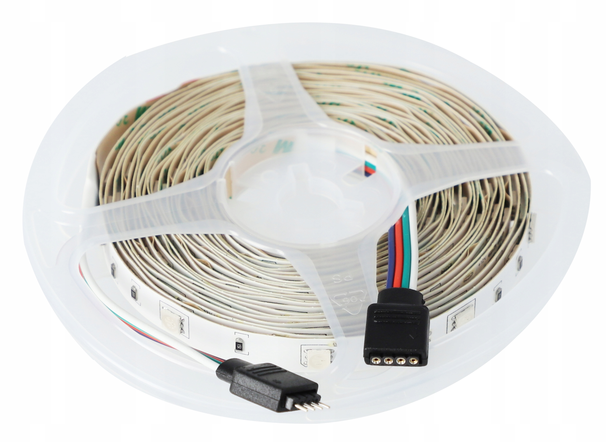 Taśma pasek LED RGB kolorowa SMD 5m MULTIKOLOR Moc 36 W