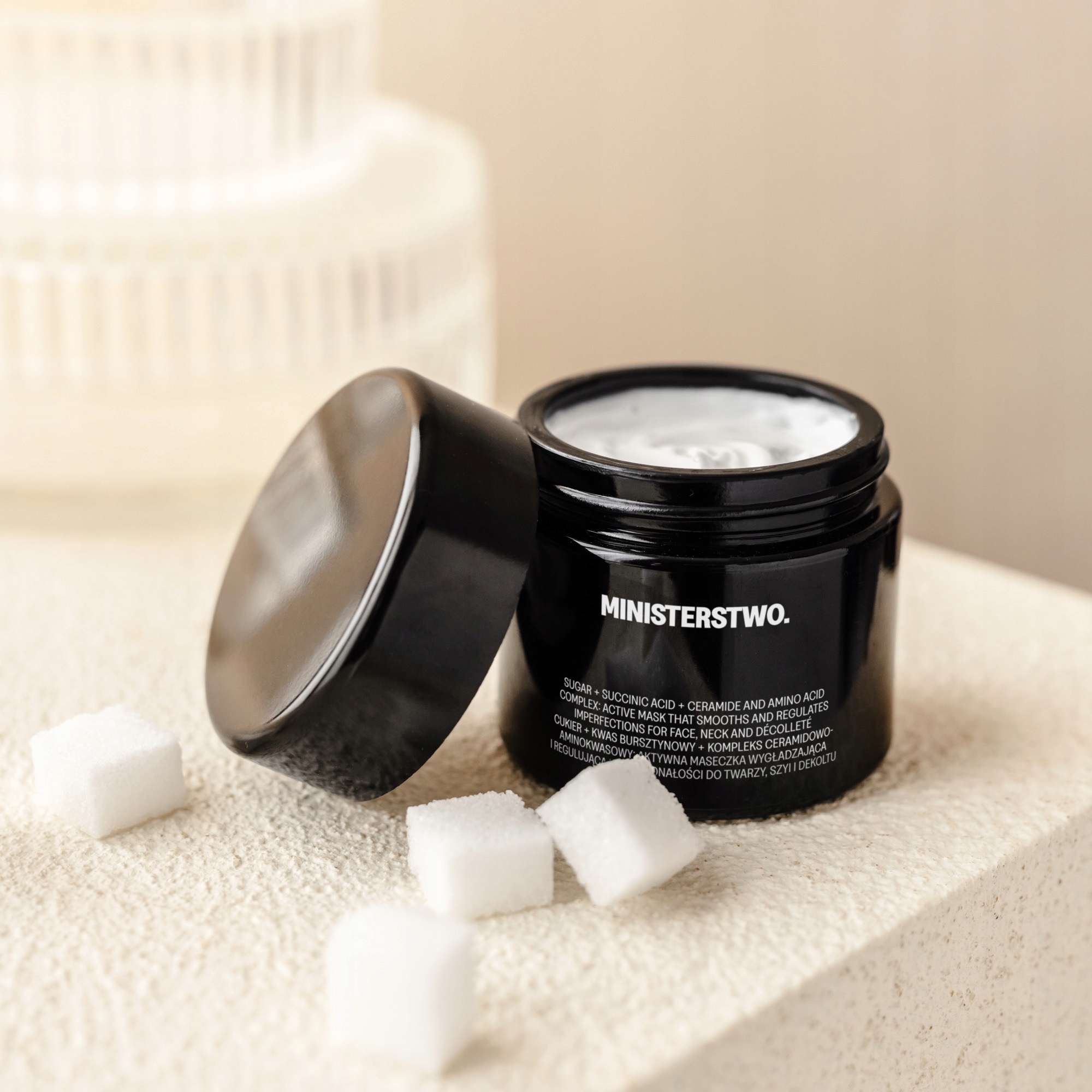 Cukier+Kwas Bursztynowy – Maseczka do twarzy 100 ml Ministerstwo. New!