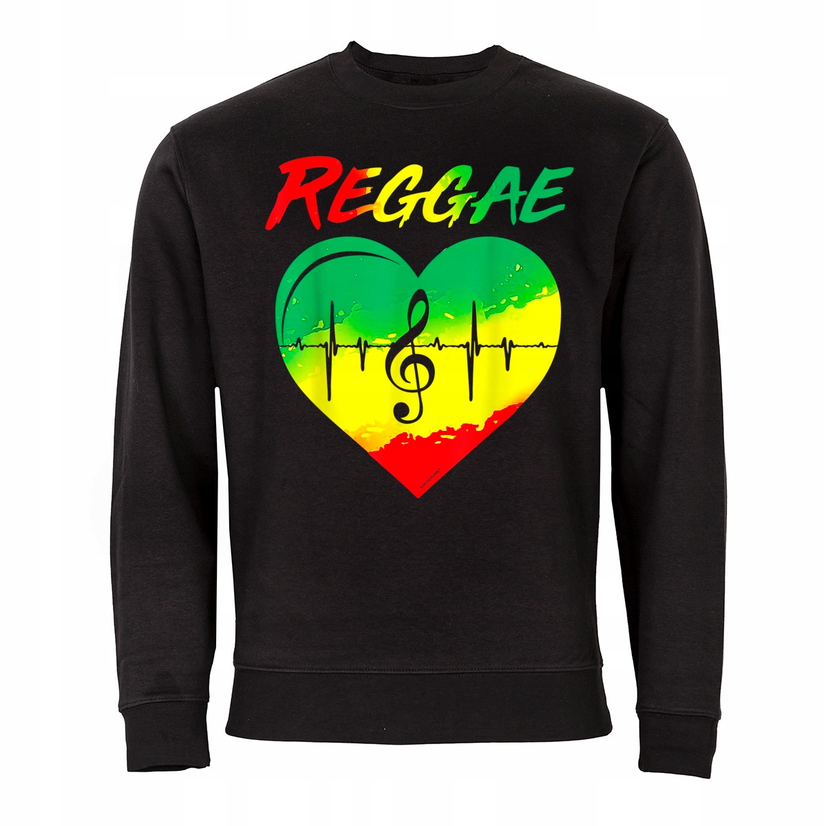 

Bluza Muzyczna Reggae Jamaica Rasta Serce Love