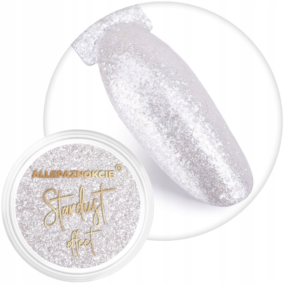 Pyłek do paznokci Stardust perłowa syrenka