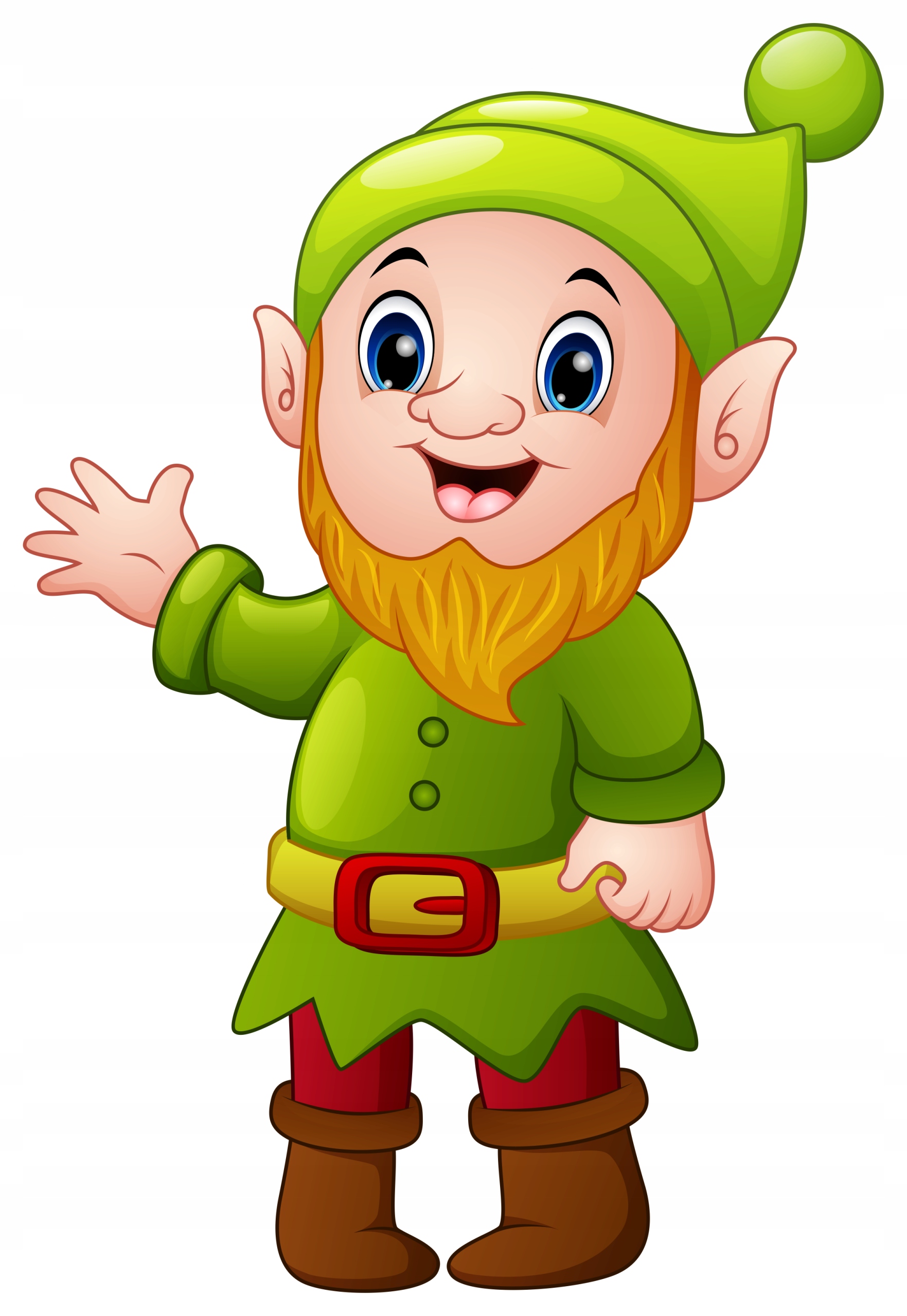 

Naklejka Na Okno Szybę Krasnal Skrzat Krasnoludek