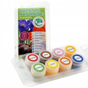 Levně Přírodní potravinářská barviva v prášku Sada 8ks