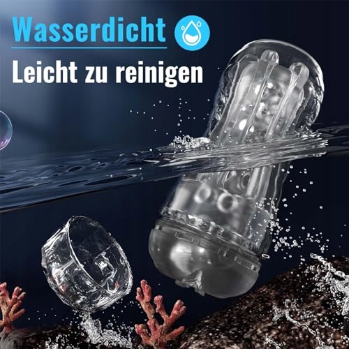 TRANSPARENT MASTURBATOR KUBEK DLA MĘŻCZYZN REALISTYCZNA KIESZONKOWA POCHWA — miniatura 6