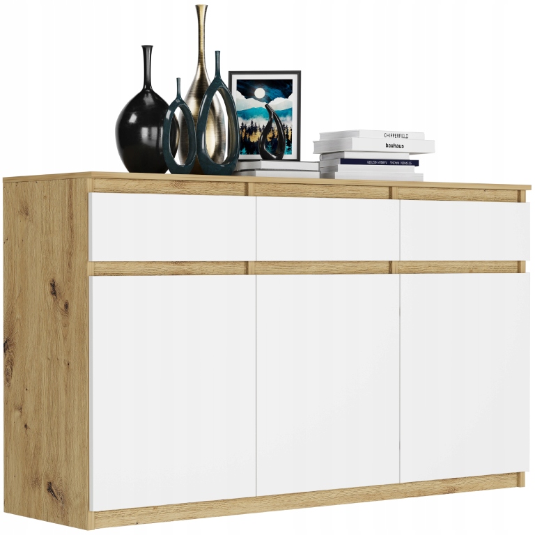 KOMODA 98CM SZAFKA 3 SZUFLADY S-3 ARTISAN MIX