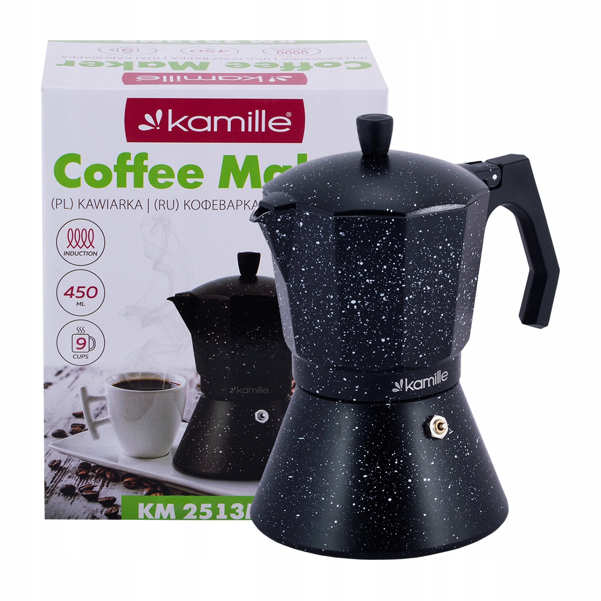 

Kawiarka Włoska Zaparzacz do kawy 450 ml Kamille