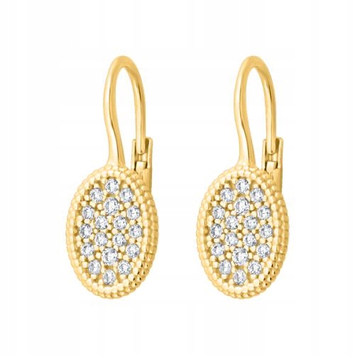 Efektní zlaté 585 náušnice ve viktoriánském stylu – dárek ke Dni žen