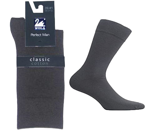 

Skarpety męskie Perfect Man Classic grafit - 42-44