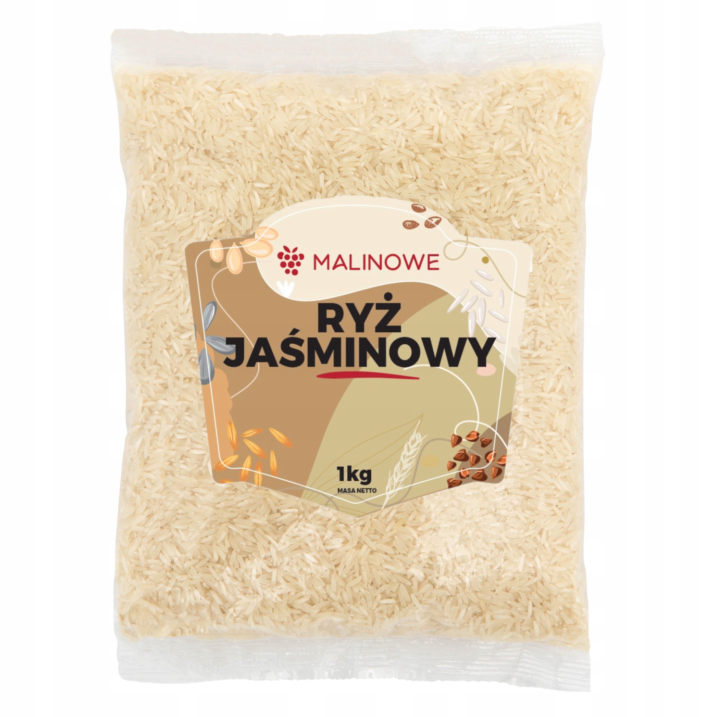 RYŻ JAŚMINOWY 1kg BIAŁY NATURALNY JAKOŚĆ PREMIUM