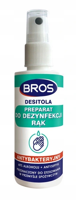 

Bros Desitola Płyn Spray 100ml Anty Wirus-bakteria