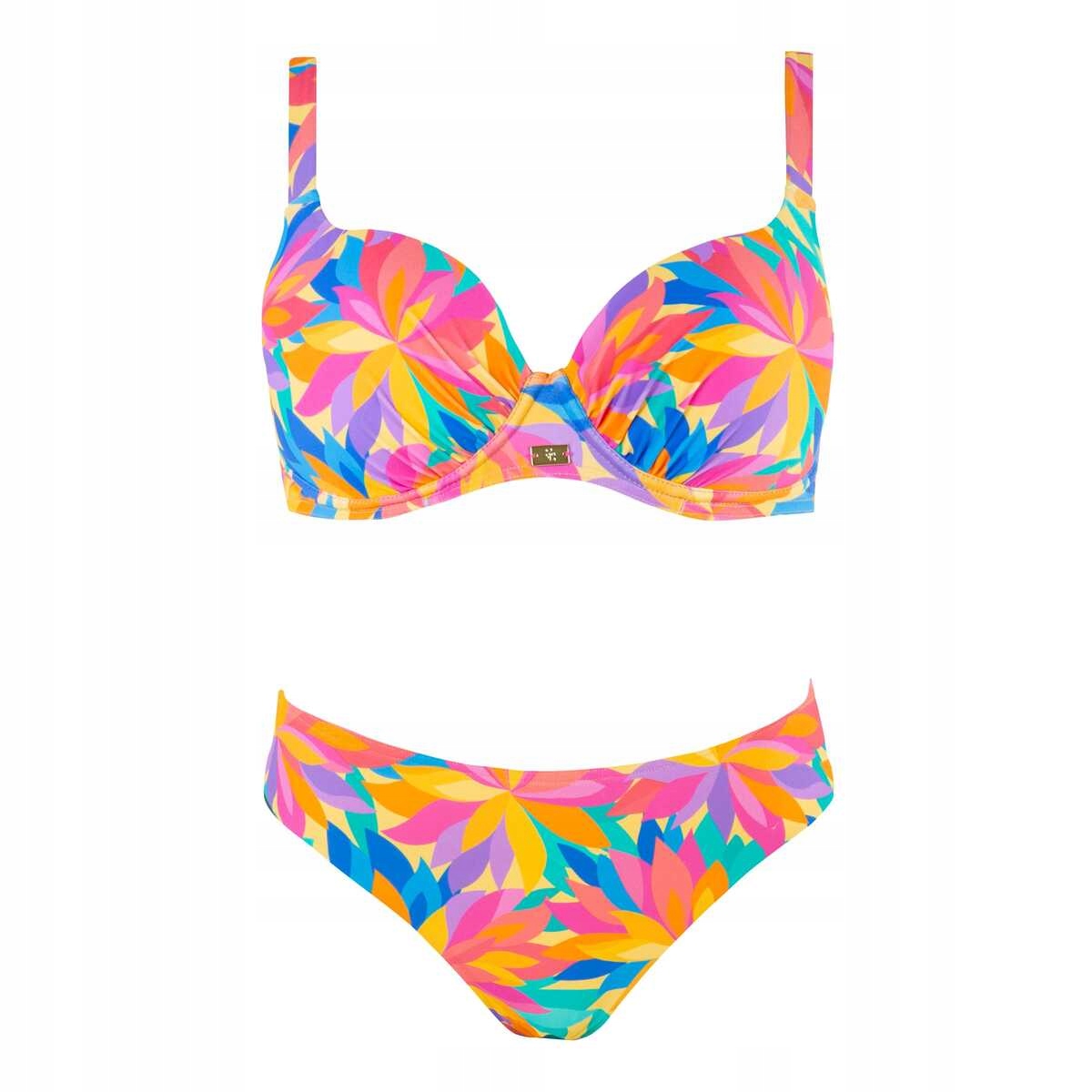 Self Dvoudílný plavkový kostým Capri 7 1 oranžový 65C