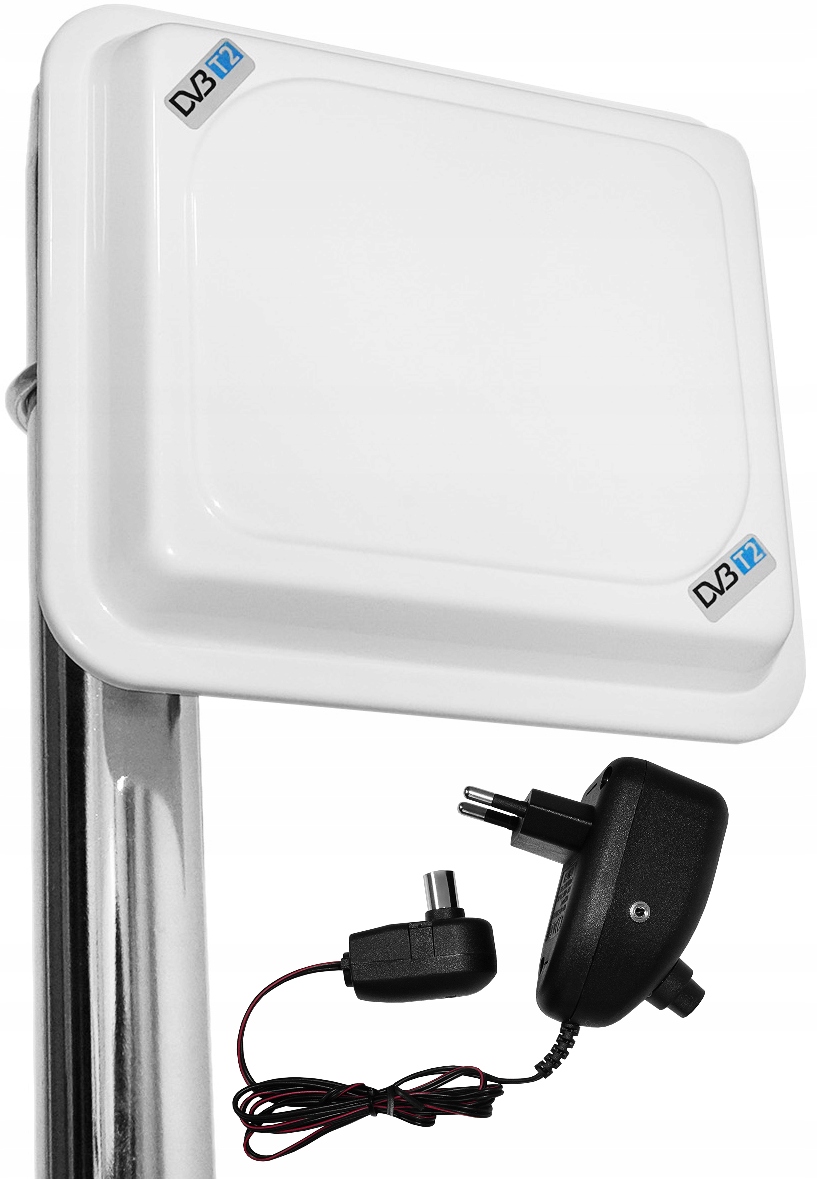 Najmocniejsza Antena Panelowa DVB-T2 4K +45db Pl