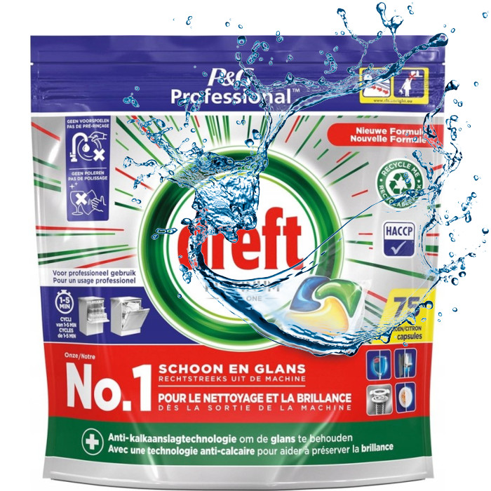 Levně Dreft Platinum Citrus 75ks (kapsle do myčky nádobí)