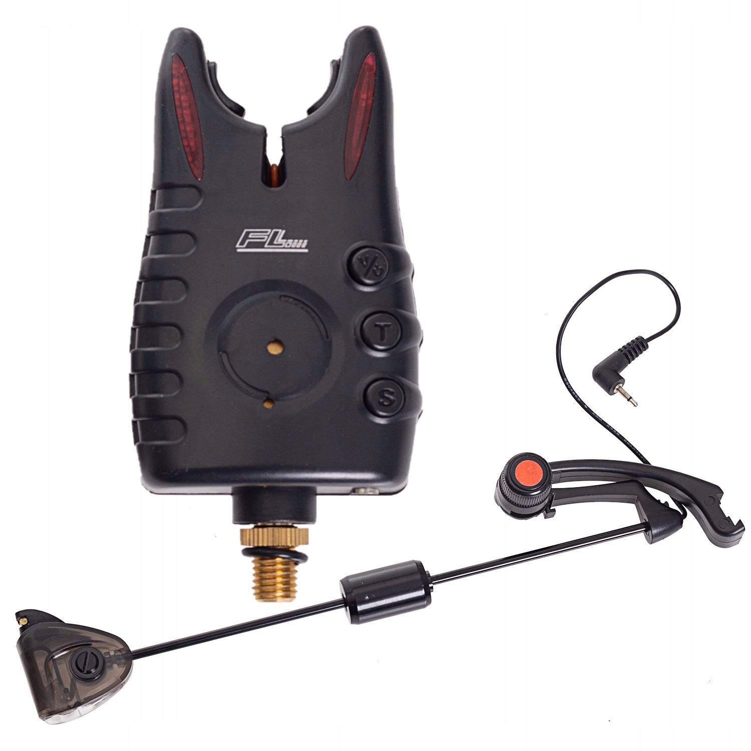 ZESTAW WĘDKARSKI SYGNALIZATOR BRAŃ GRUNT LINIA 8LED+ SWINGER DIODA LED