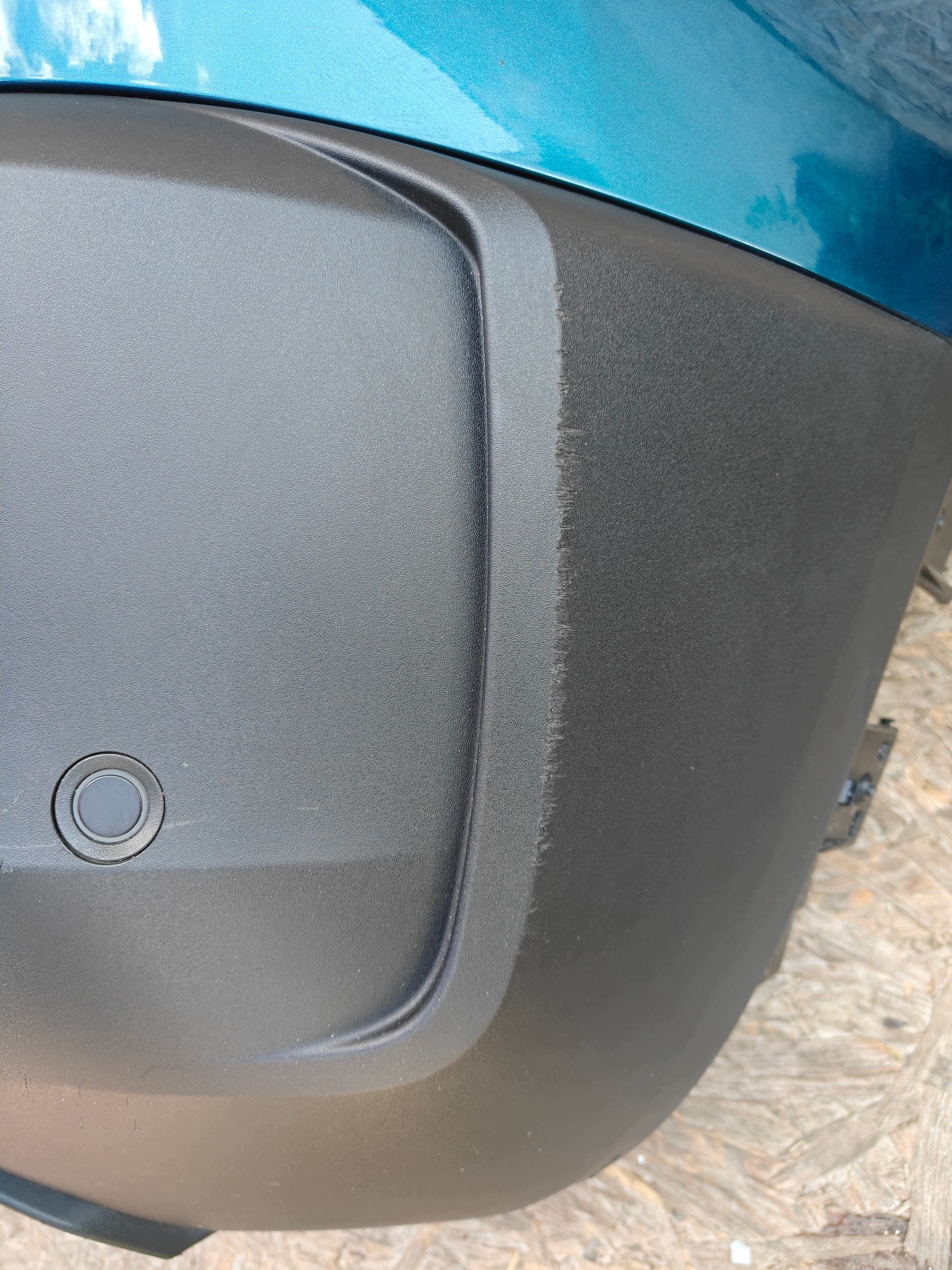 bumper rear rear part complete ALFA ROMEO JUNIOR green 4x PDC