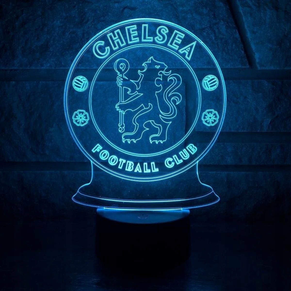 

Lampka Nocna 3D Led Chelsea Z Pilotem Usb