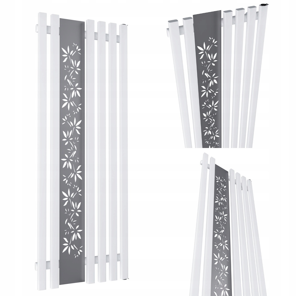 Dekorativní Radiátor Flower 1400/600 Bílá Matná Struktura