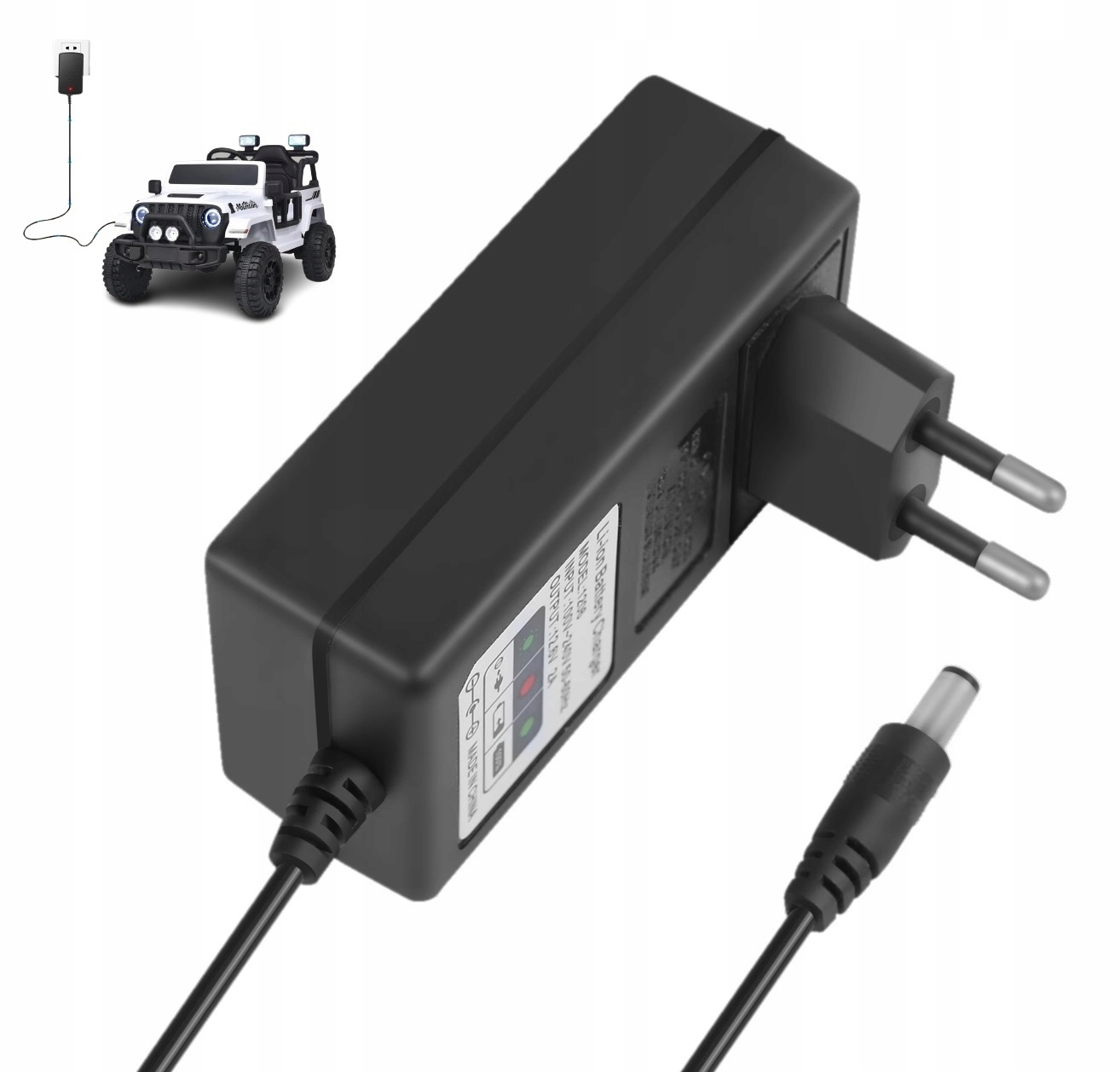 Ładowarka 12V 2000mA Do Auta na Akumulator samochodu Zasilacz adapter