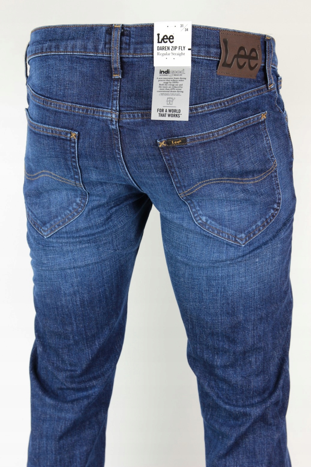 LEE DAREN JEANSY PROSTE REG. STRAIGHT_ W40 L34 Skład materiałowy bawełna