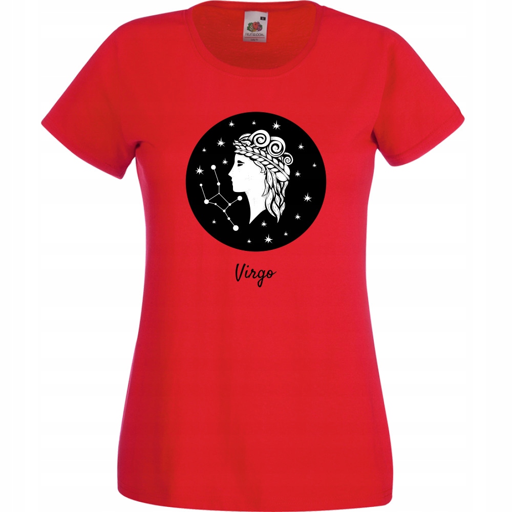 

Koszulka virgo znak zodiaku XXL czerwona