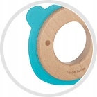 CANPOL Gryzak DREWNIANO-SILIKONOWY MIŚ 80/304 Efekty brak