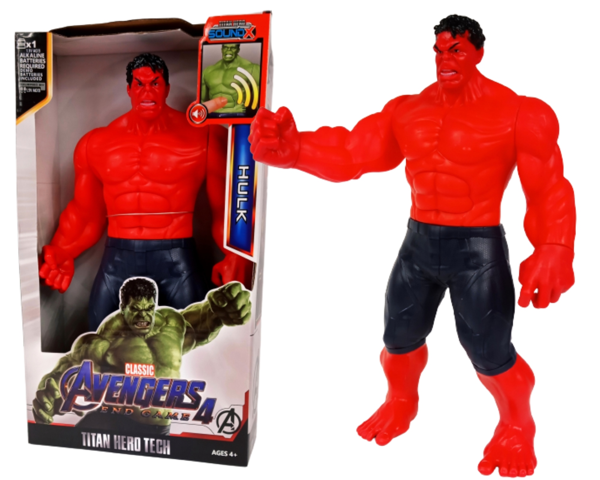 Akčná figúrka HULK ČERVENÁ 30 cm Avengers zvukové svetlo