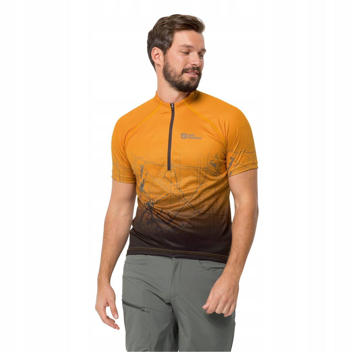 Męska koszulka rowerowa Jack Wolfskin sportowa S