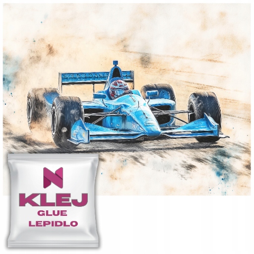 Fototapeta pro mládež Modrá Formule F1 Tapeta pro děti chlapce 260x390