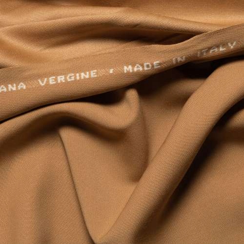 italská obleková vlna v camel barvě