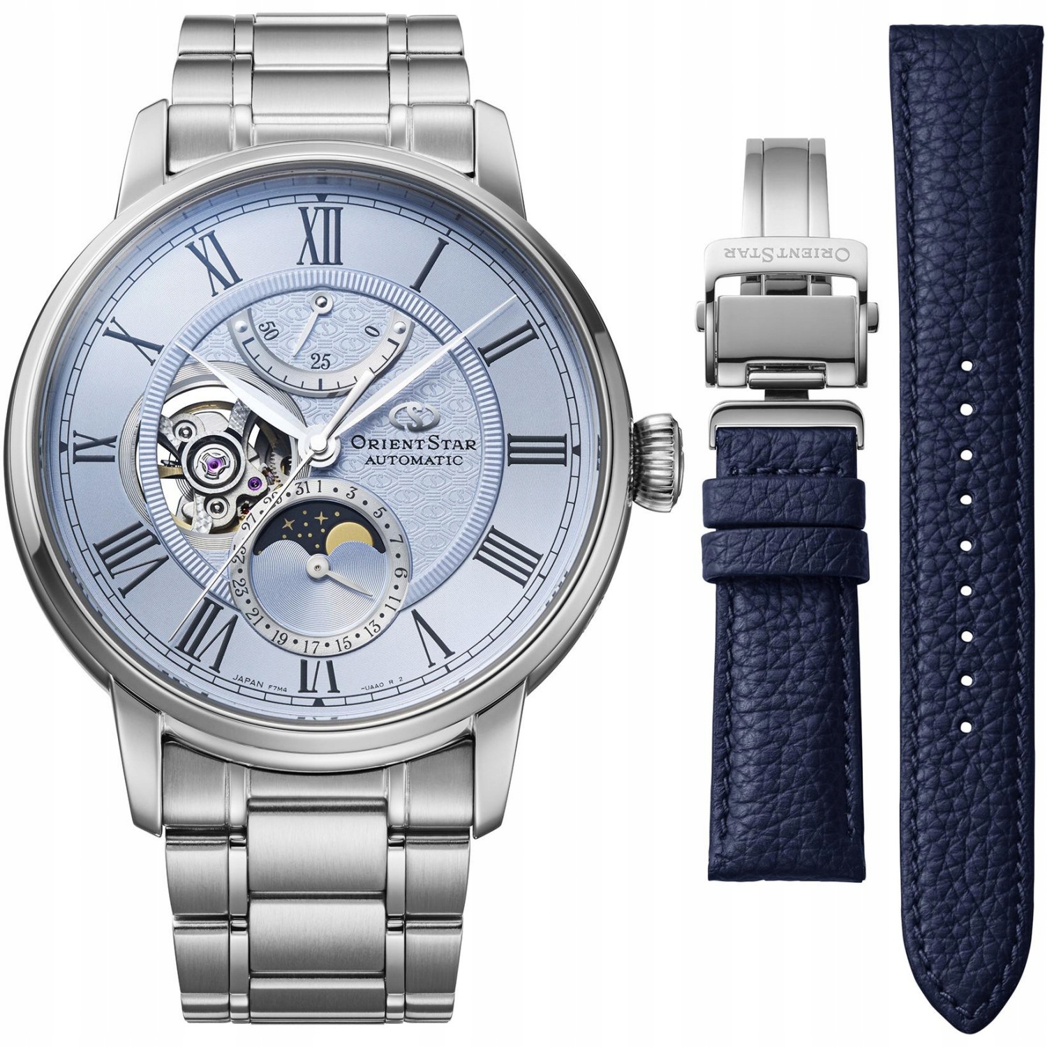 Pánské Hodinky Orient Star RE-BT0007L00B, stříbrný náramek