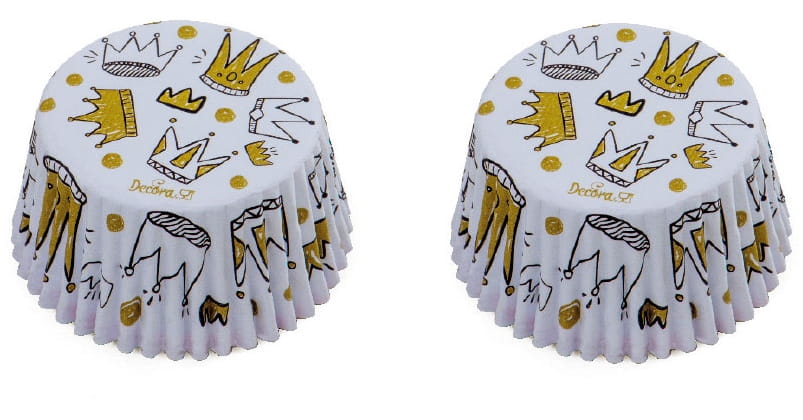 

Papilotki do muffinów Crown 50x32mm 36 szt Korona