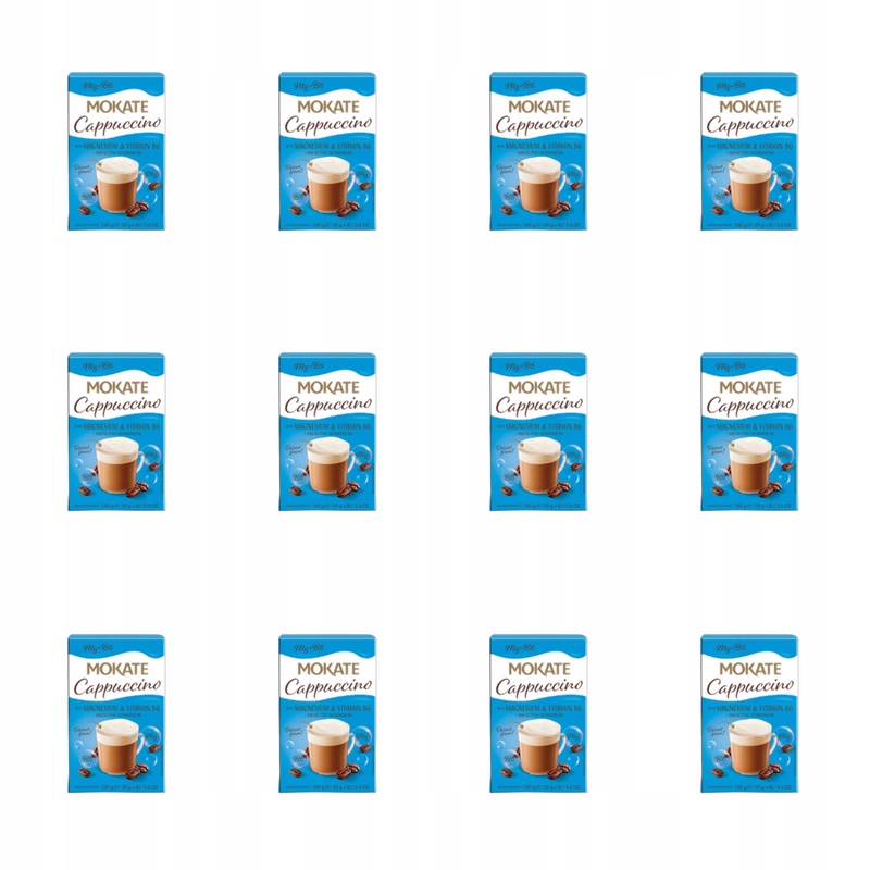Mokate Cappuccino s hořčíkem 160 g (20 g x 8) X12
