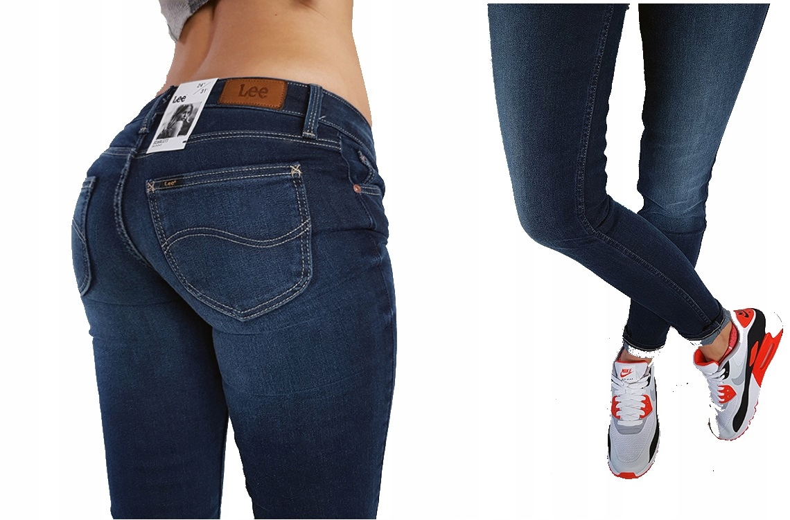 úzké nohavice Lee Scarlett Low Skinny W24 L31 Xxs