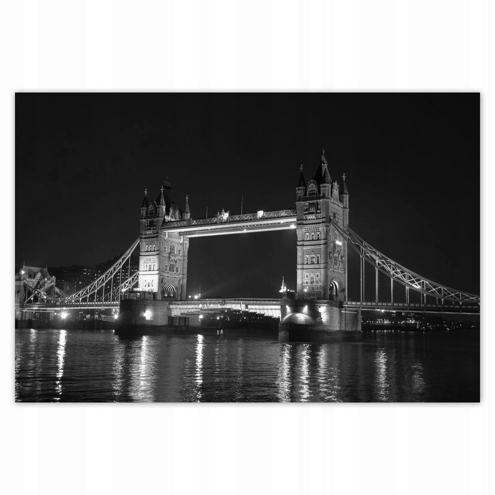 

Plakaty 60x40 Czarno białyTower Bridge