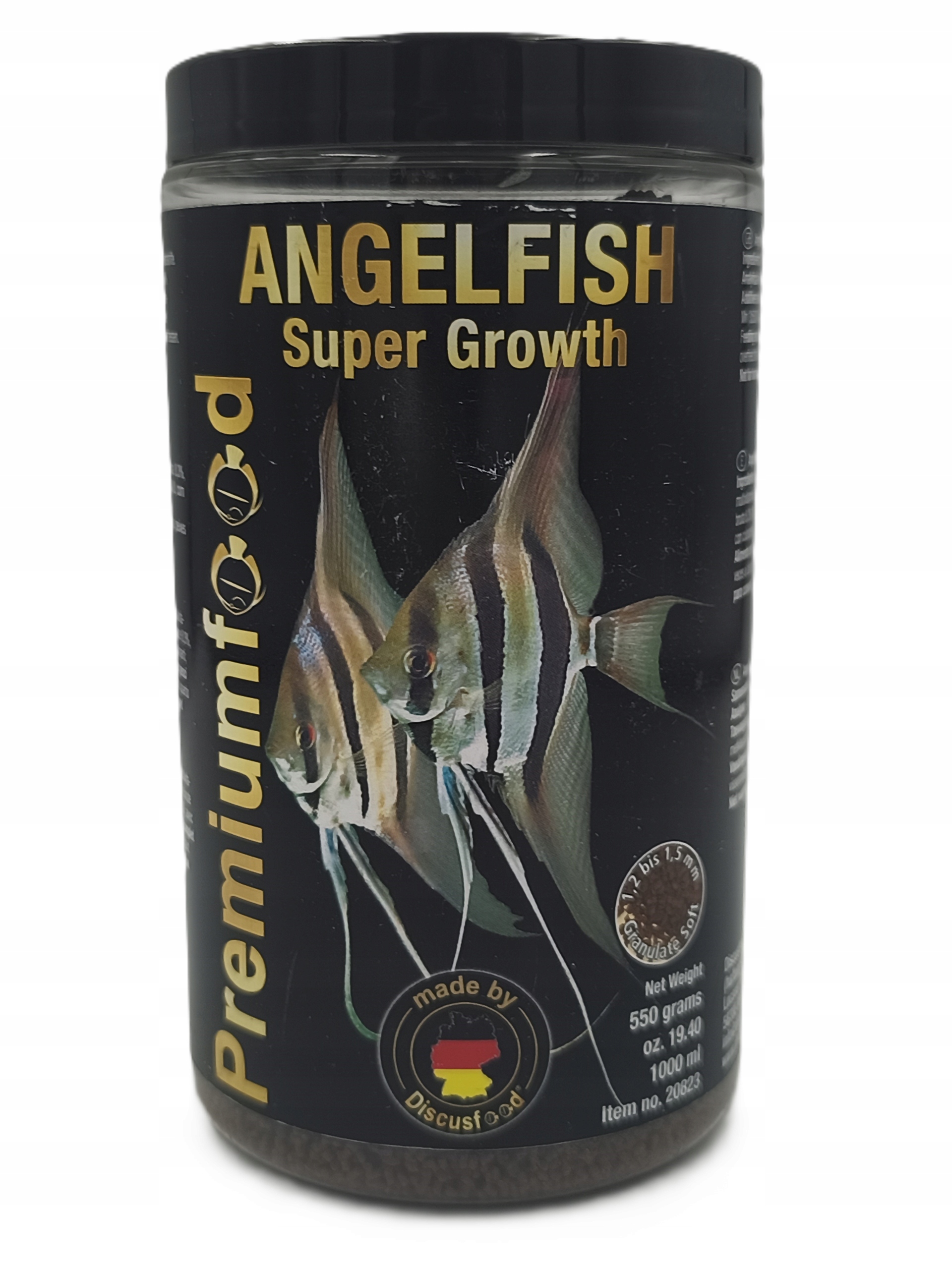 Discusfood Angelfish Supergrowt 550G 1000ML Scalary