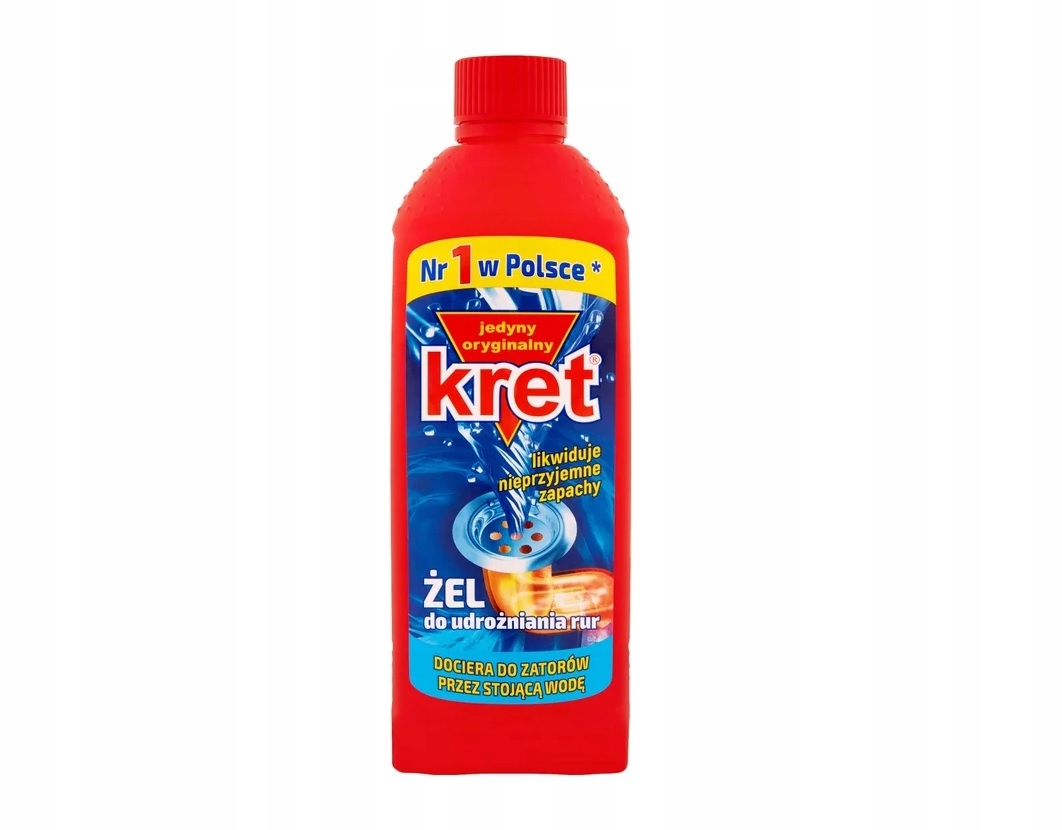

Kret Żel do Udrożniania Rur 500ml