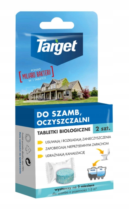 

Target Tabletki do szamb i oczyszczalni 2 szt.