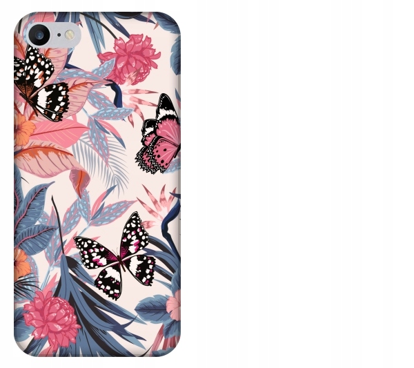 

Etui pokrowiec iPhone 7 Motyle dzungla tropical