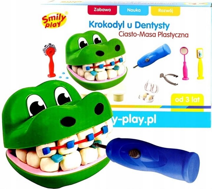 

Zestaw Ciasto-masa Krokodyl U Dentysty Ciastolina