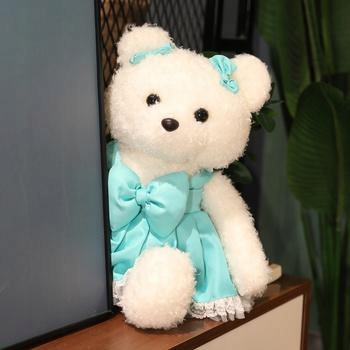 Pluszowy mięciutki MIŚ w sukience 34cm kolory Rodzaj miś