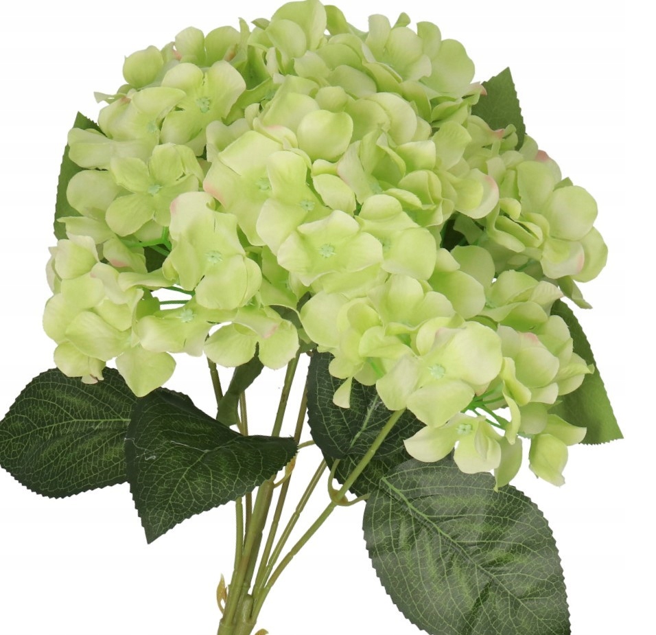 SZTUCZNE KWIATY ROŚLINY BUKIET HORTENSJA JAK ŻYWA