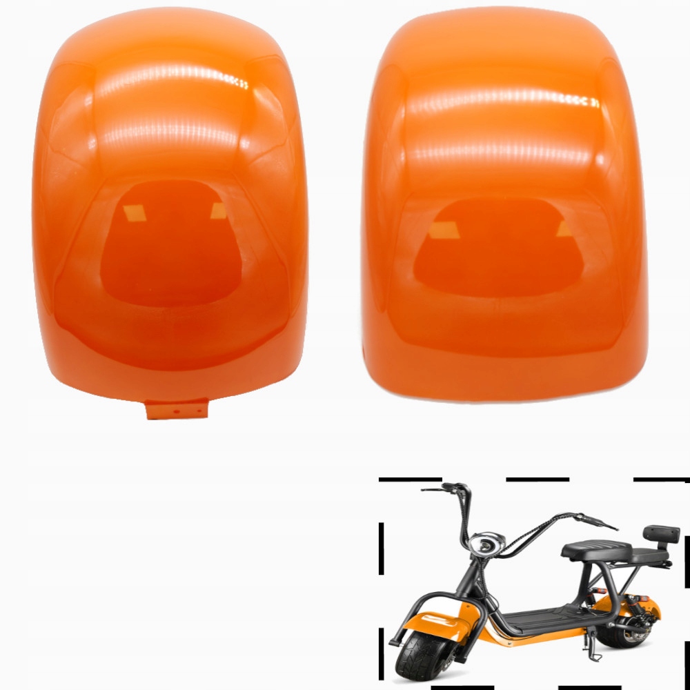 Sada Oranžový blatník Přední zadní pro City Coco EB-X7 CP-1