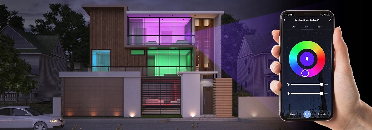 Smart żarówka darmowa apka Tuya Alexa RGB E14 Rodzaj LED