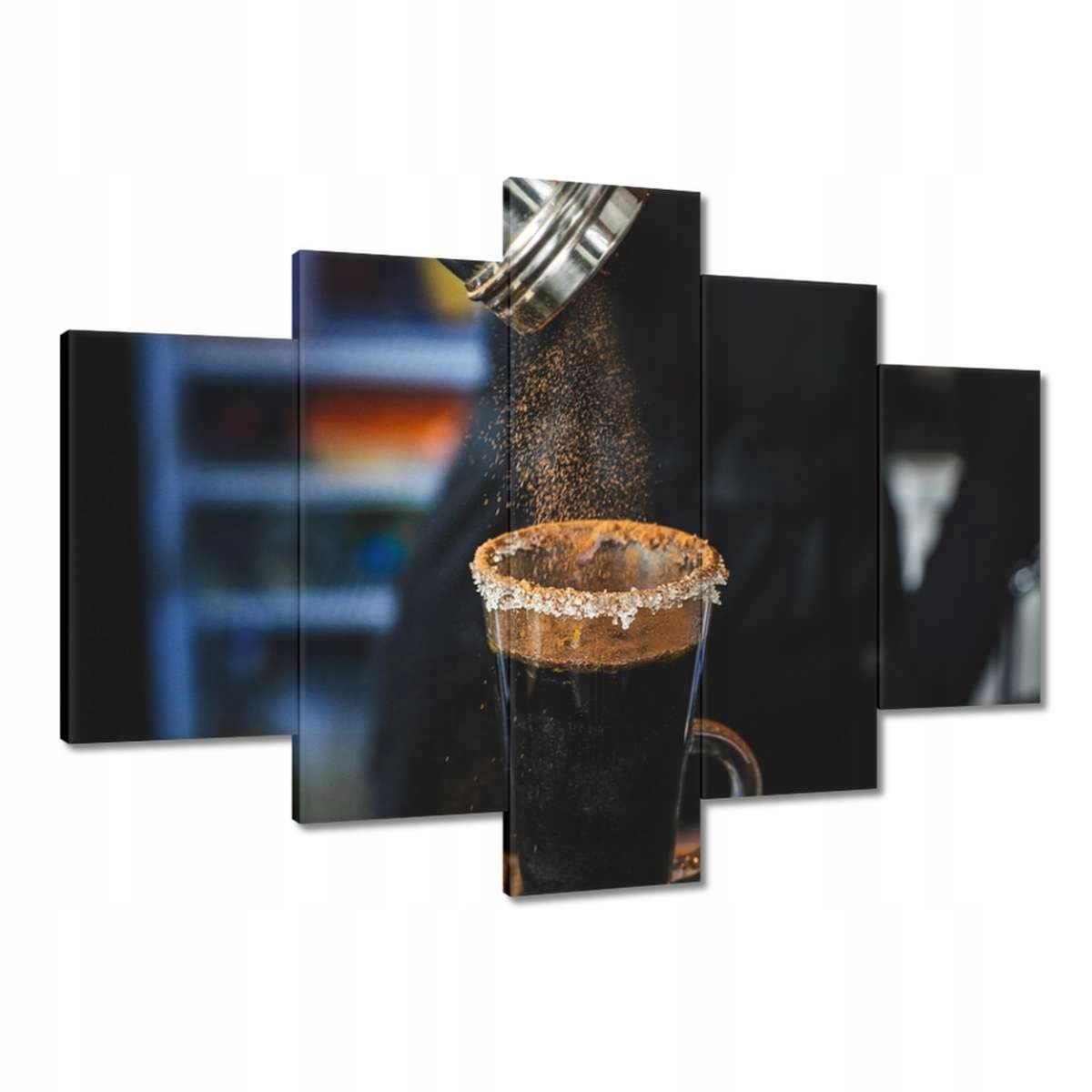 Obrazy 150x105 Barman dělá koktejlový bar