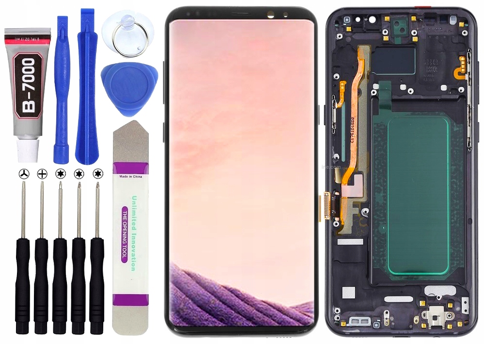 Oled displej pro Samsung Galaxy S8 Plus G955 G955F LCD displej Rámeček