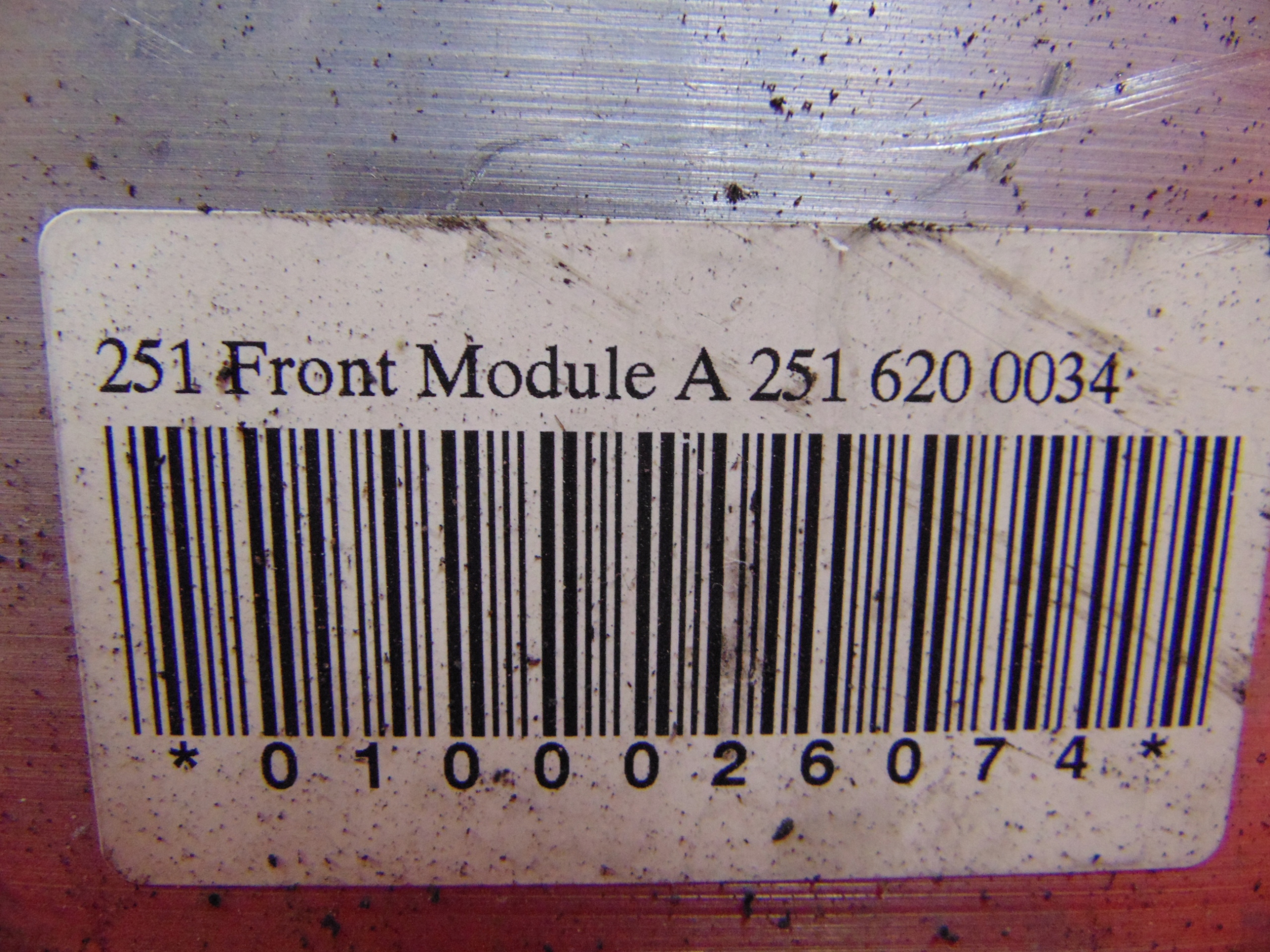 MERCEDES R-KLASA 251 W251 05- sider pillar of a bumper front front
