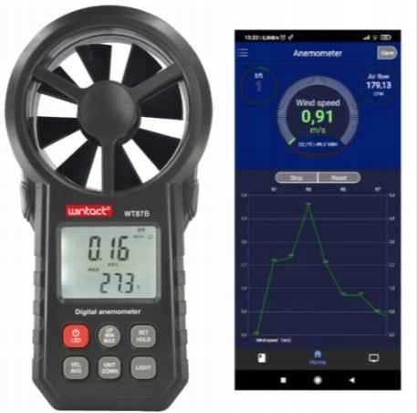 Anemometr WT87B Marka Wintact