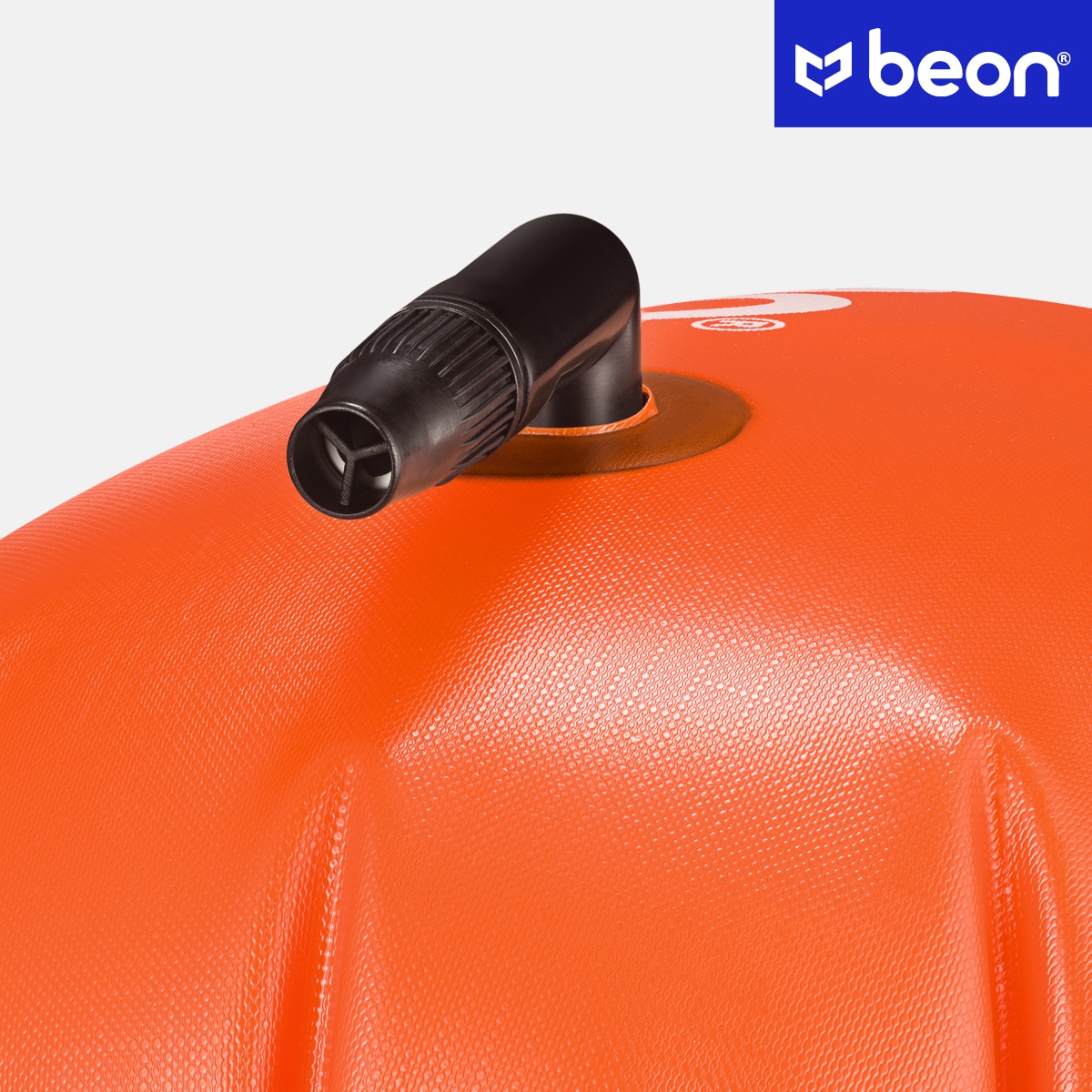 BOJKA DO PŁYWANIA BOJA ASEKURACYJNA TRIATHLONOWA DMUCHANA DO PŁYWANIA BEON Model Lite Orange